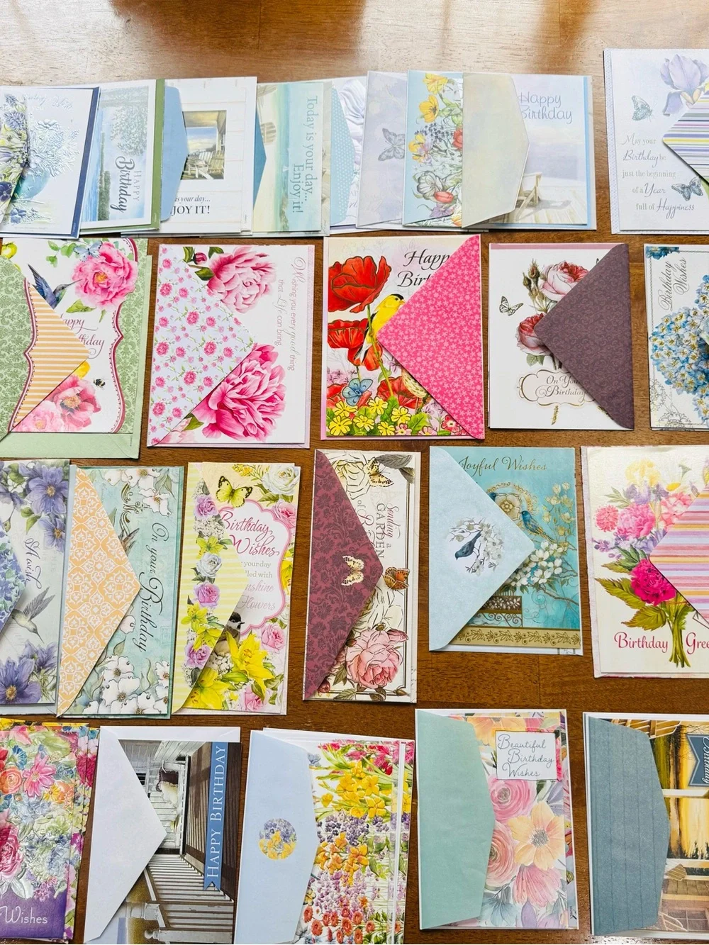 Lot of 30 Greeting Cards -Thoughts and Inspirations Birthday Cards